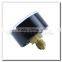 High quality black steel brass internal compound vacuumeter