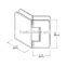 Hydraulic Shower Interior Bulk Door Invisible Hinge Hinges
