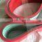 Flat Belt Coated With Red Rubber