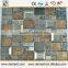 Hot selling Durable mixed color crystal glass mix marble mosaic