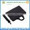 Hand-held black polyester material laptop bag backpack