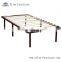 wooden slat bed frame twin 6 legs mattress foundation