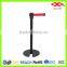 Stainless steel queue barrier system silver queue stand