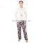 Kevince flannel pyjamas set hedgehog emb knitting woman MOQ 1000set OEM factory directly