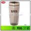 Customized 16 oz plastic extrior stainless travel mug