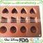 Hot selling! classic multi-shape silicone chocolate making mould
