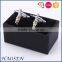 2016 New Antique Empty Black Craft Paper Cufflinks Gift Box Packaging