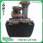 Modern Silhouette LED Indoor Tabletop Fountain Waterfall