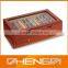 High quality custom made-in-china luxury black lacquered wooden pen collection box with drawer (ZDS-F002)