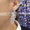 cubic zirconia stone wedding earrings