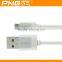 Shenzhen supplier 2015 hot sale high quality classical round white fast charging charger data micro usb cable