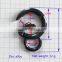 Fashion zinc alloy metal ring round cheap carabiners from GuangDong factory.