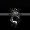 wholesale hanging ball shape crystal glass candle holder for decoration