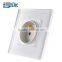 Toughened glass panel french electrical socket