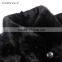 hot sale plus size black mink fur coat for women