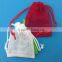 High Quality Fabric Packing Mesh Drawstring Pouch