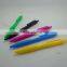 Hot selling MOQ 2000 PCS MIX COLORED STUDENTS STATIONARY PLASTIC BALLPEN