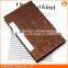 PU leather business name card holder with customizing brand label