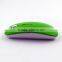 Green frog super thin wireless mouse with logo printed