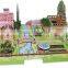 New design 3D puzzle famous planting educational puzzles for kids toys