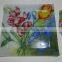 salad glass bowl and plate,glass plate,hot bending glass plate,high quality plate made in zibo city shandong china