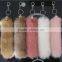 cheap fake fur fox tail keychain artificial foxtail