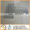 Non skid/slip galvanized steel Bar grating stairs treads with diamond plate nosing