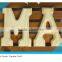 pine wood letters/alphabet/wood craft