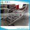 Black stage railing aluminum handrail concert portable stage install