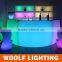 2015 modern led bar table with good price led outdoor bar table