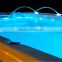 wonderful design acrylic outdoor swimming pool/swim spa with massage area SRP-650