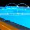 wonderful design acrylic outdoor swimming pool/swim spa with massage area SRP-650