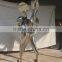 stainless steel mirror finishing mucle torso metal wall art decor