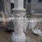 garden decoration animal carving stone pillars wholesale