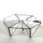 Trendy Modern Geometric Hexagon Stained Glass Terrarium