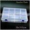 30x20cm Large PP Plastic 10 compartments Transparent Adjustable Kits Tool Storage Box