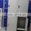 Two Tier Four Doors Knock Down Structure Steel Office Locker