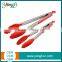 Eco Friendly Colorful Stainless Steel Food Tongs Silicone Kitchen Utensils