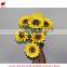 China manufacturer floral foam autumn yellow sunflower artificial flower
