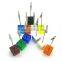 alligator place card holder memo clips with square resin base, ten different colors , 10 of each set,115mm tall