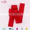 Pre-made red satin ribbon gift wrapping elastic band bow for box