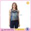 new design ladies heavy sequin embroideried embellishment beaded top