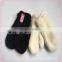 export EU knitted polar fleece mitten embroidered gloves