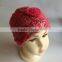 computer machine and hand made red lovely girl's fashion cute children knitted hats factory