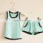 custom made hot selling cheap casual little girls cotton summer dresses
