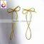Customized best selling decoration ribbon bow with rubber band