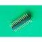 1.27mm pitch dip type single row round pin pin header