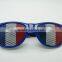 cheap pinhole sticker promotion sunglasses USA flag sticker party sunglasses DLC9010