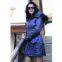 ladies fashion red down coat