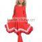 High fashion girl long dresses latest ruffle dresses for girls of 7-16 years old